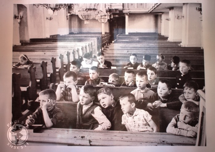 Fotografie expusa la Casa Teutsch, Muzeul Bisericii Evanghelice, Sibiu