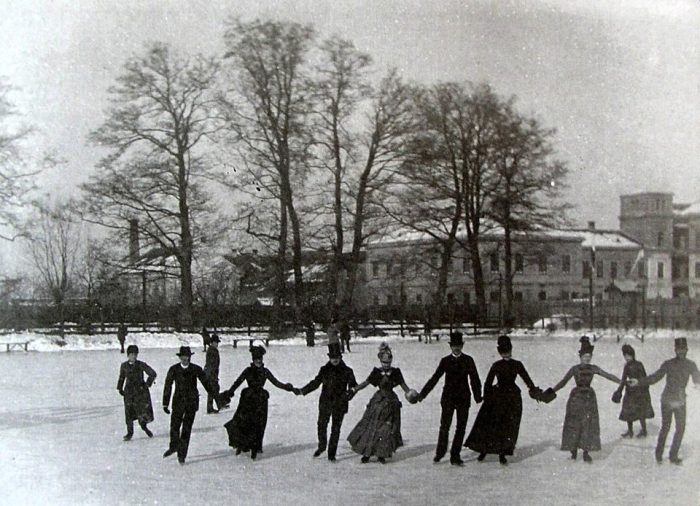 Patinoarul 1890 - Eislaufplatz (Schewisgasse - Bul. Victoriei)