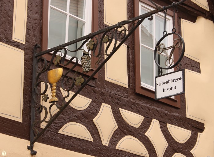 Sigla Institutului Transilvănean din Gundelsheim. Foto: Mihaela Kloos-Ilea