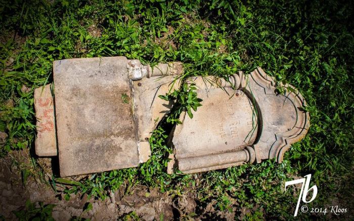 Multe morminte din cimitirul săsesc din Dobârca au fost distruse. Sursa Foto: Projekt Kirchenburg Dobring